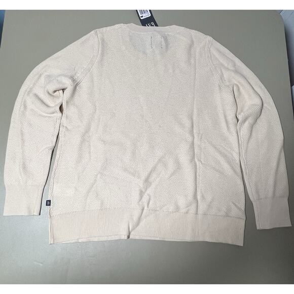 Gap Women’s Seedstitch Sweater NWT Size L Oyster Gray - Picture 5 of 9